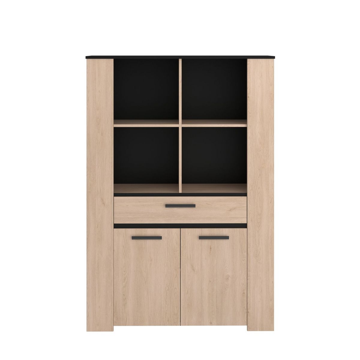 Buffet haut 4 niches 1 tiroir 2 portes LOLA