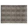 Voir la diapositive 1 : ATMOSPHERA Tapis rectangulaire intérieur et extérieur Géométrique - 120 x 160 cm - Noir et blanc