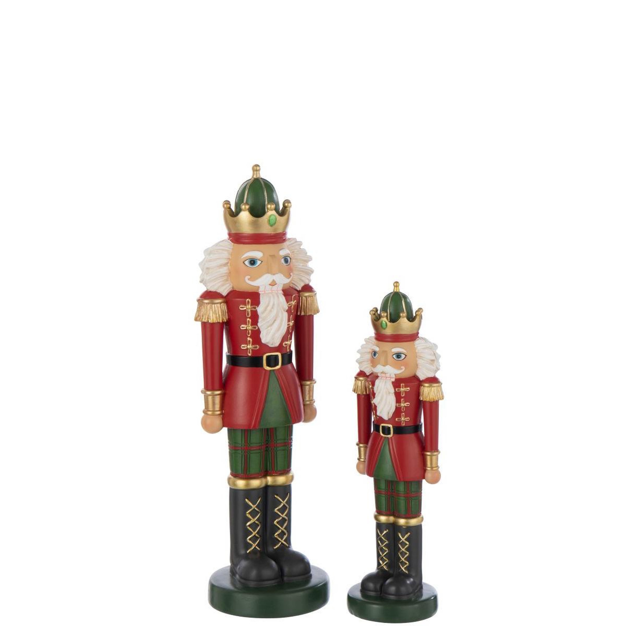 Voir la diapositive 3 : J-LINE Casse-noisette déco  christmas  38cm multicolore