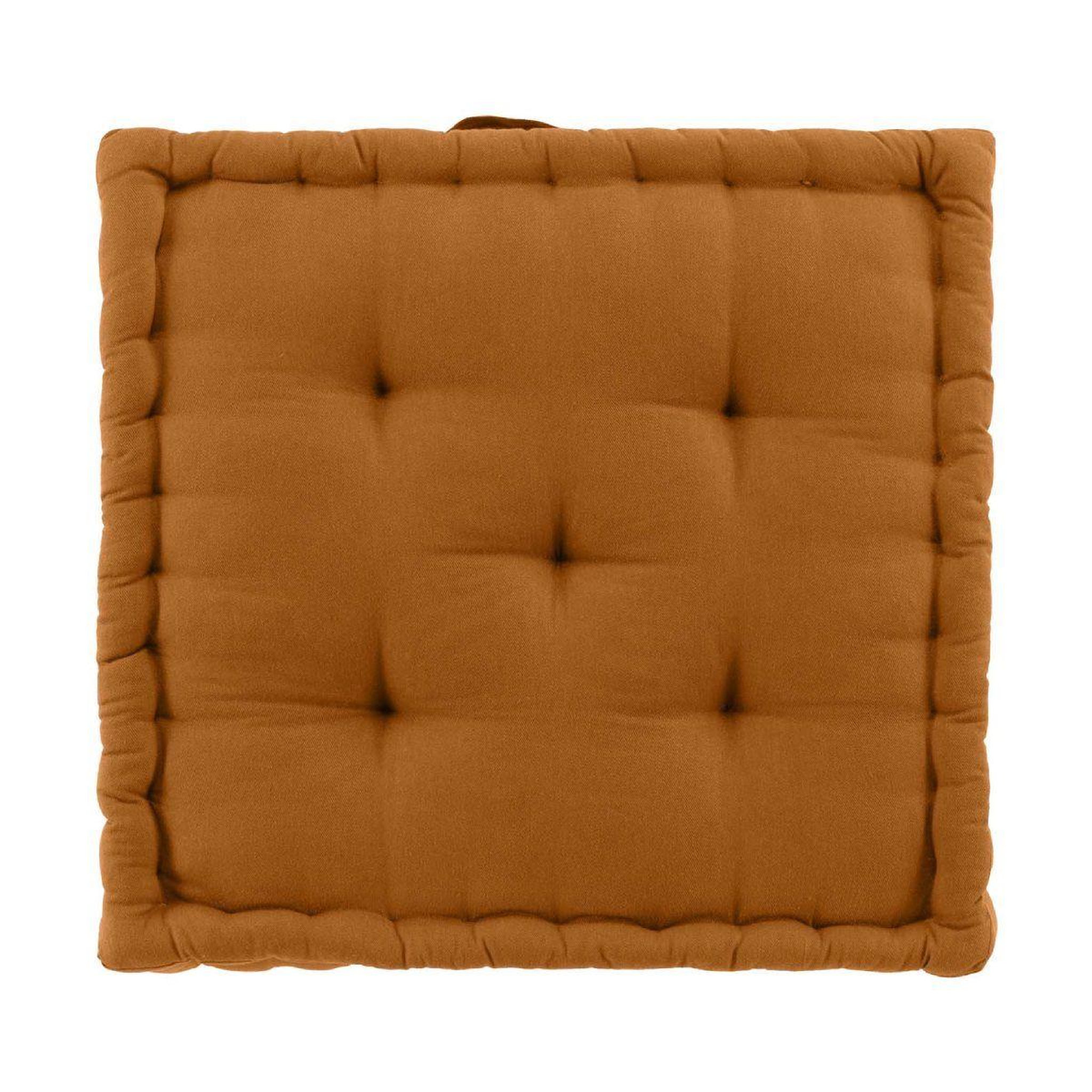 Douceur d'Intérieur Coussin de Sol  Twily  50x50cm Camel