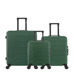SWISS KOPPER SWISS KOPPER  -  Lot de 3  -  Valise grand format, valise weekend et valise cabine AIGLE. Coloris disponibles : Vert, Rouge