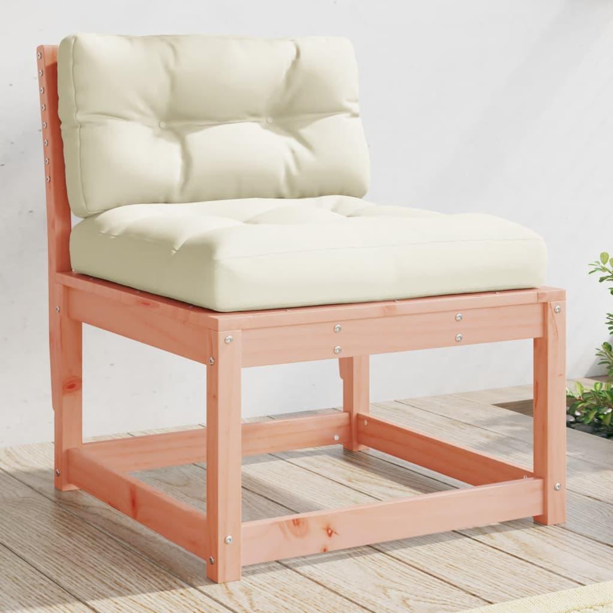 Voir la diapositive 3 : VIDAXL Canapes de jardin avec coussins 2pcs bois massif douglas