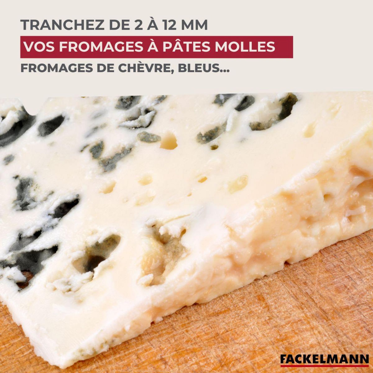 Fackelmann Coupe fromage en tranche en aluminium 15 cm Fackelmann Spécialités Culinaires