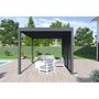 Voir la diapositive 9 : OMBREA Pergola Bioclimatique autoportée 3X4 m - Aluminium - Anthracite - VS OMBREA®