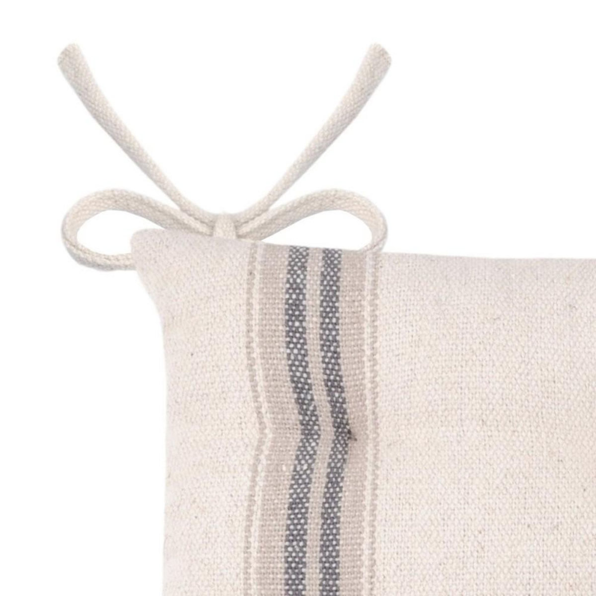 Lovely Casa Lot de 4 galettes de chaise 9 points 40x40 Montauban anthracite coton