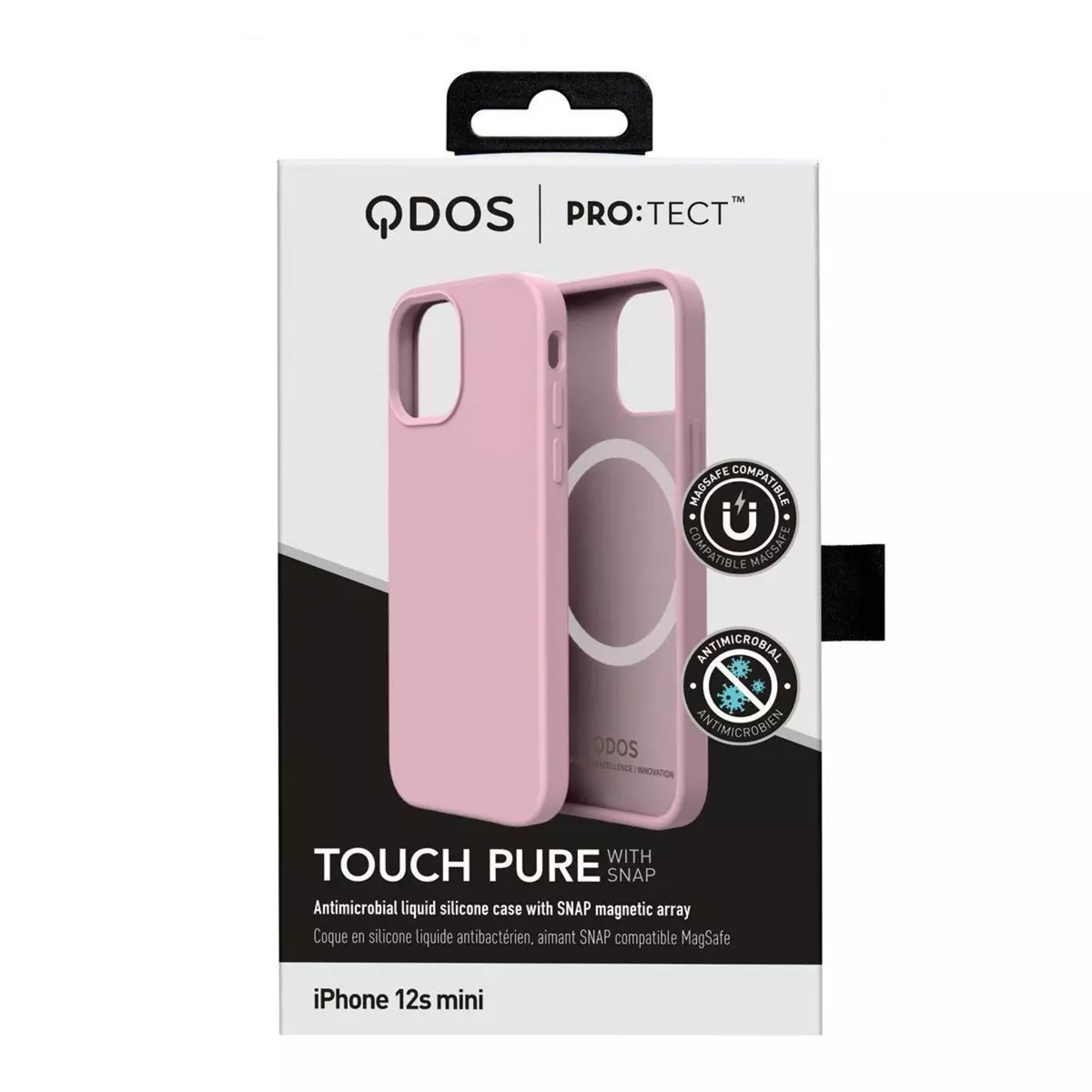 Qdos Coque iPhone 13 mini Touch rose