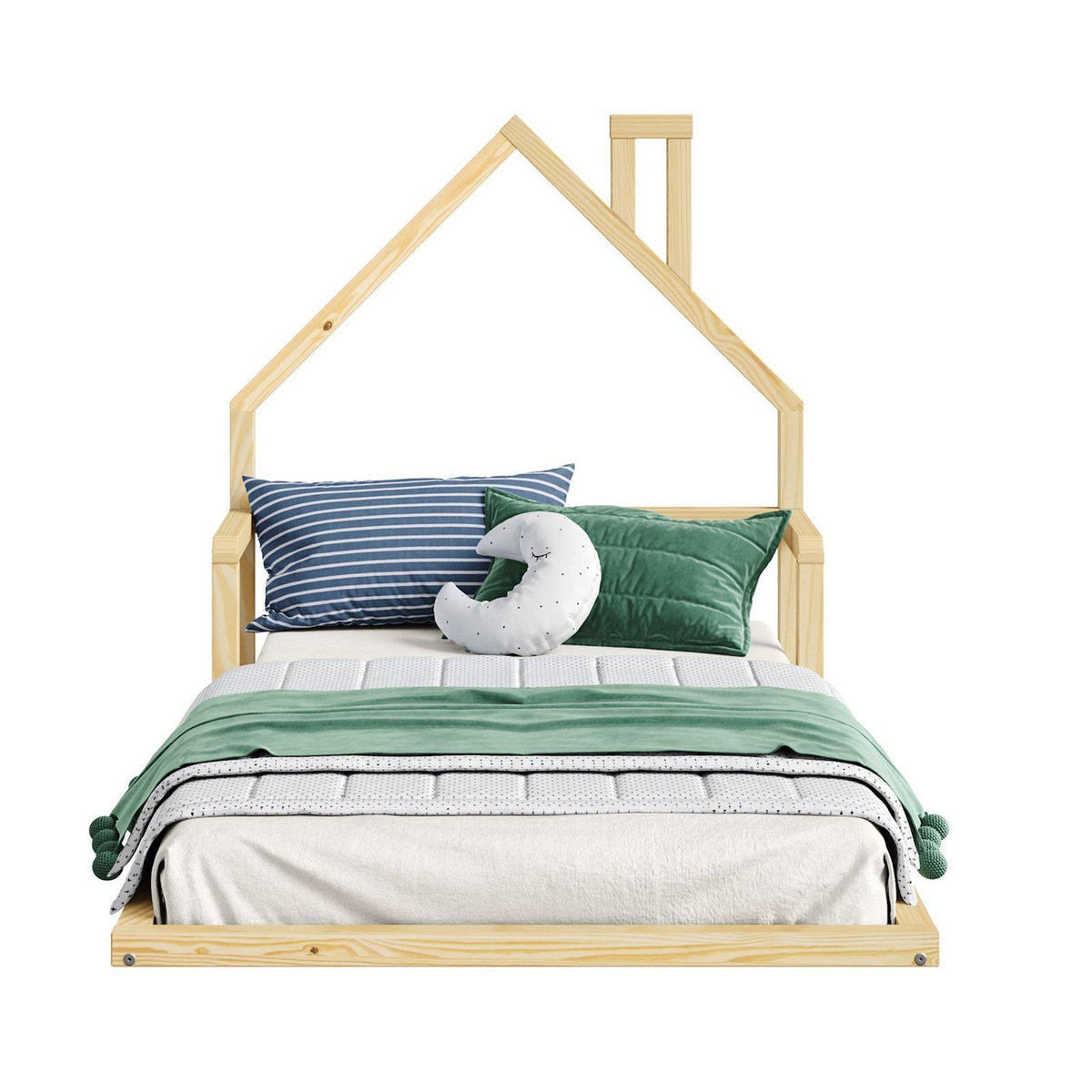 IDIMEX Lit enfant ELOA type Montessori, couchage 90x190 cm, en pin massif