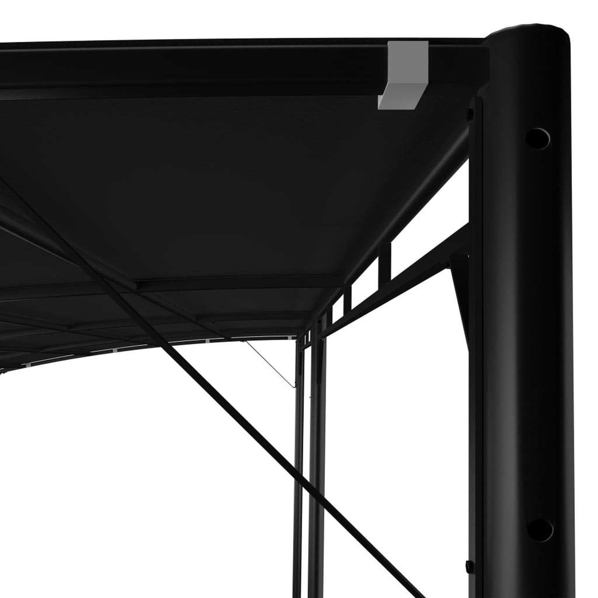 Voir la diapositive 5 : VIDAXL Auvent pare-soleil de jardin 6x3x2,55 m Anthracite