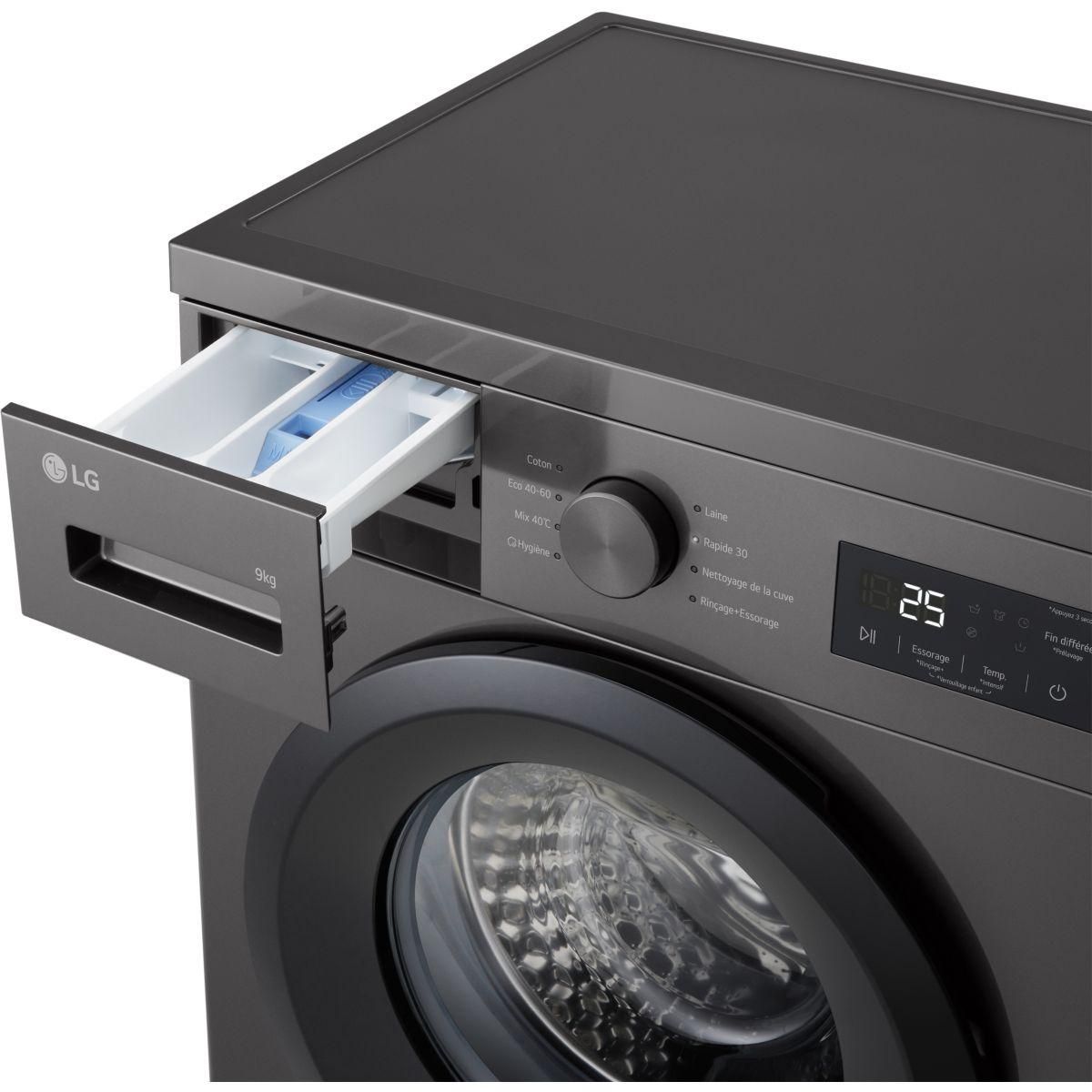 LG Lave-linge hublot 9kg 1400trs/min - F94N14SLS