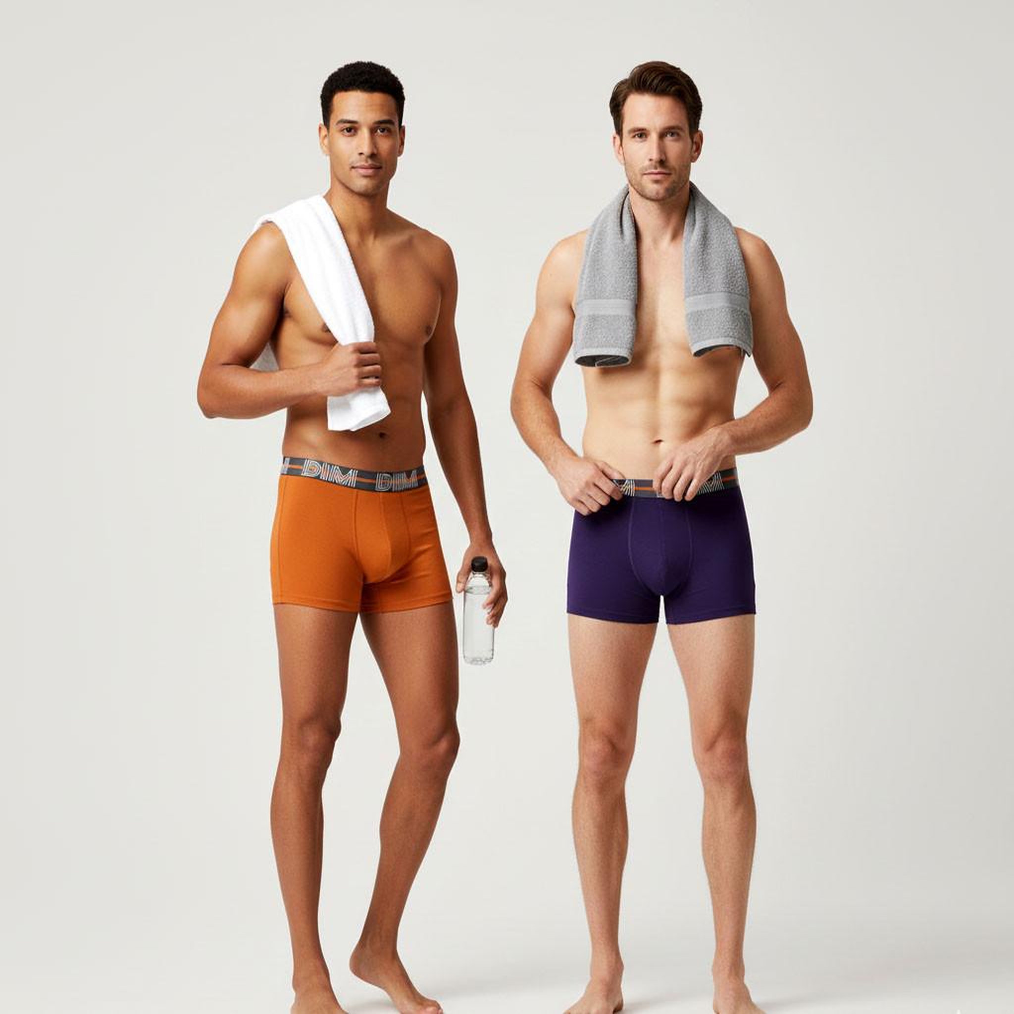 Voir la diapositive 6 : DIM Lot de 3 boxers DIM en coton stretch