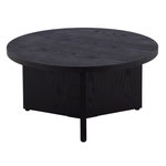 Paris Prix Table Basse Ronde  Salto  85cm Noir