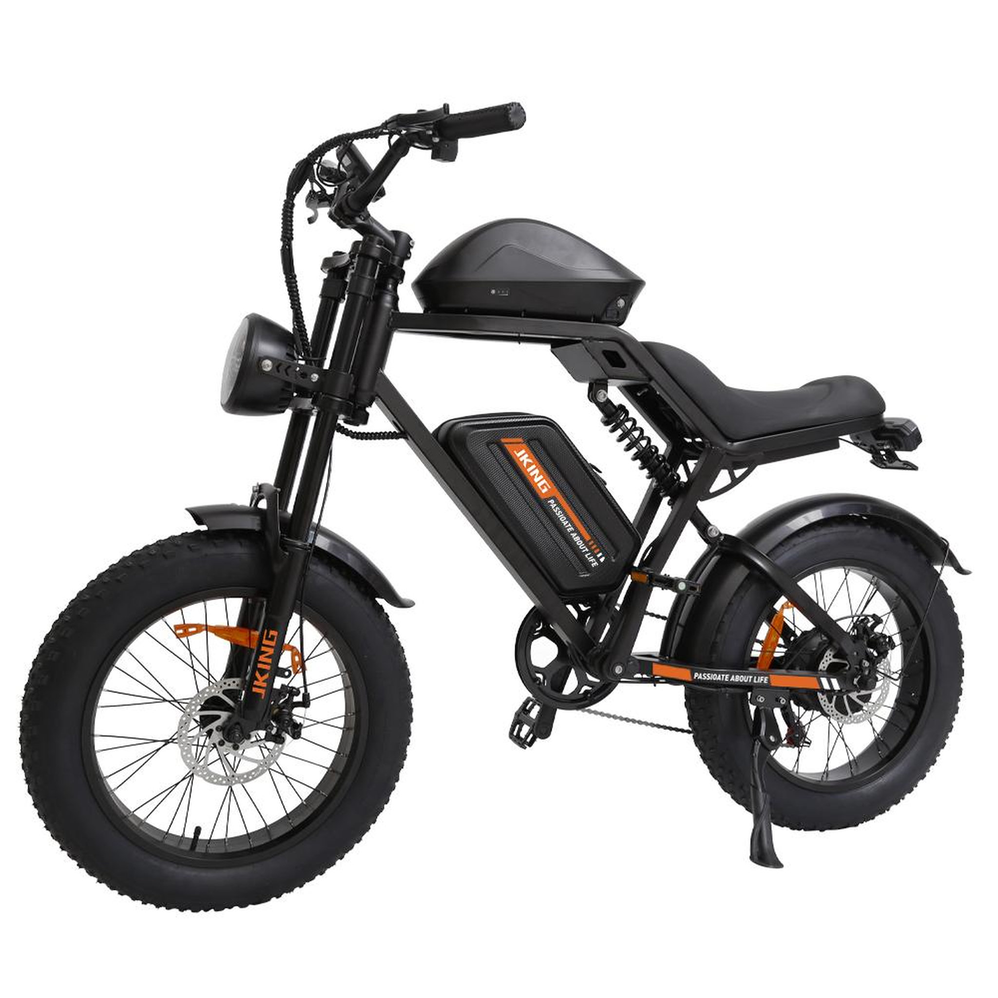 JKING Vtt électrique jking fxh002, pneus larges 20 pouces, batterie 48 v 15,6 ah