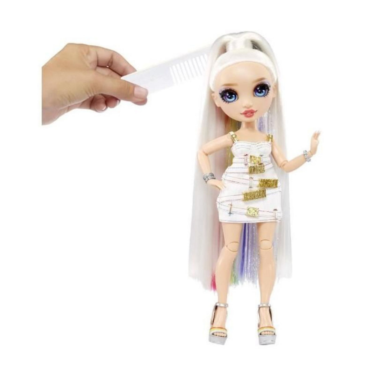 Rainbow Rainbow High Tentpole PR Theme Doll - RAINBOW - 1 robe de Gala et 1 tenue decontractée + accessoires et carnet de croquis