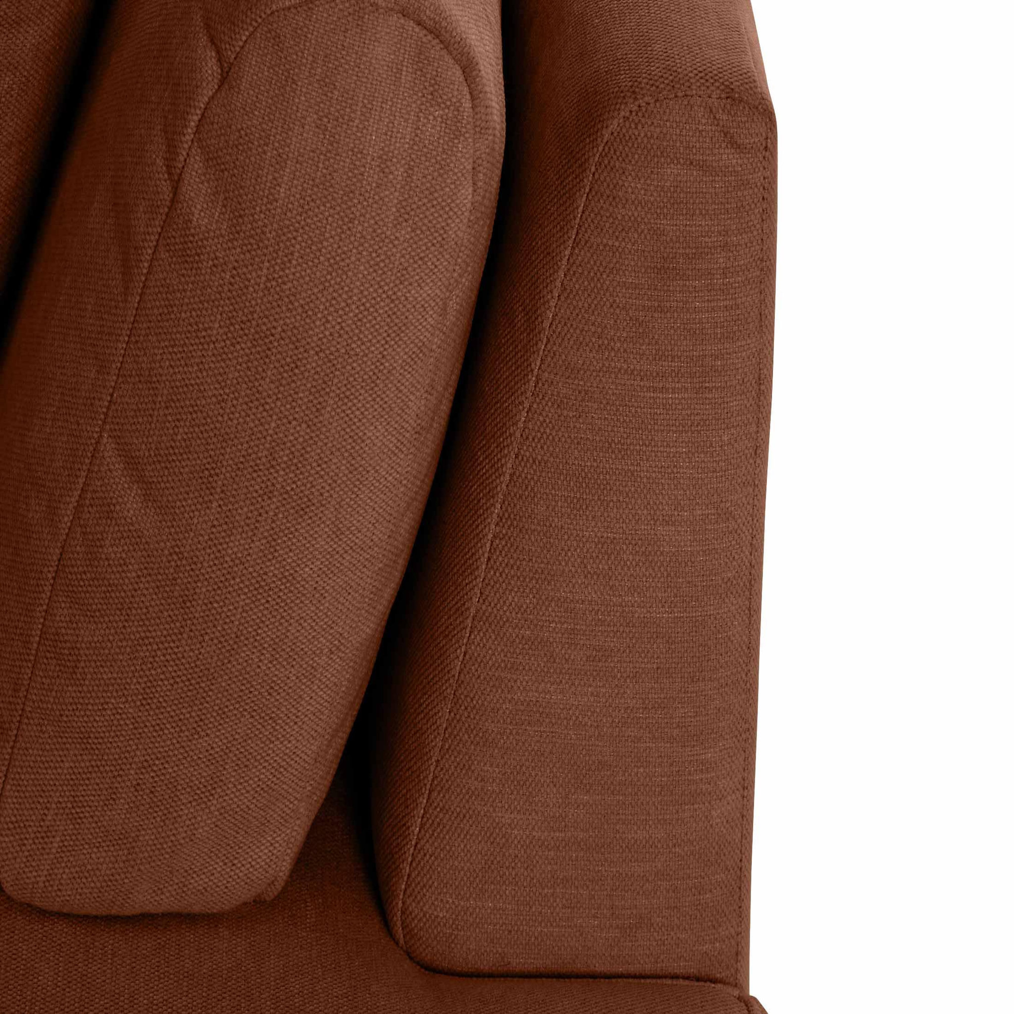 Voir la diapositive 6 : LISA DESIGN Santorini - module d'assise droit - en tissu texturé