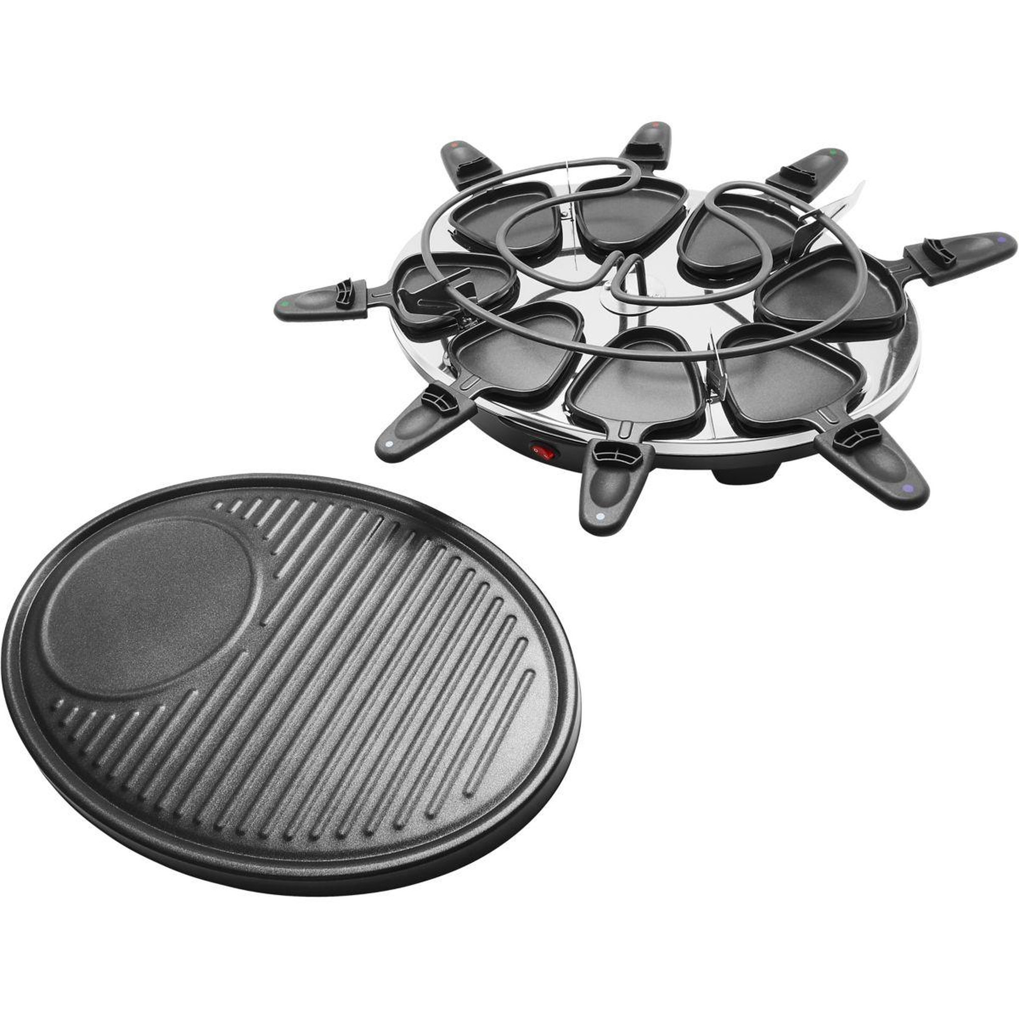 Voir la diapositive 5 : ESSENTIEL B Raclette ergp5 8 personnes 3 en 1 from'party