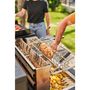 Voir la diapositive 3 : FORGE ADOUR Barbecue charbon 961.56 inox encastrable 56 cm