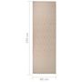Voir la diapositive 6 : VIDAXL Tapis a tissage plat d'exterieur 80x250 cm Rayures brunes