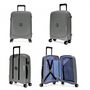 Voir la diapositive 3 : Delsey Lot 2 valises rigides Beaumont cabine 55cm et soute 71cm TSA