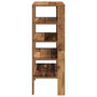 Voir la diapositive 5 : VIDAXL Etagere a chaussures vieux bois 61x32x87,5 cm bois d'ingenierie
