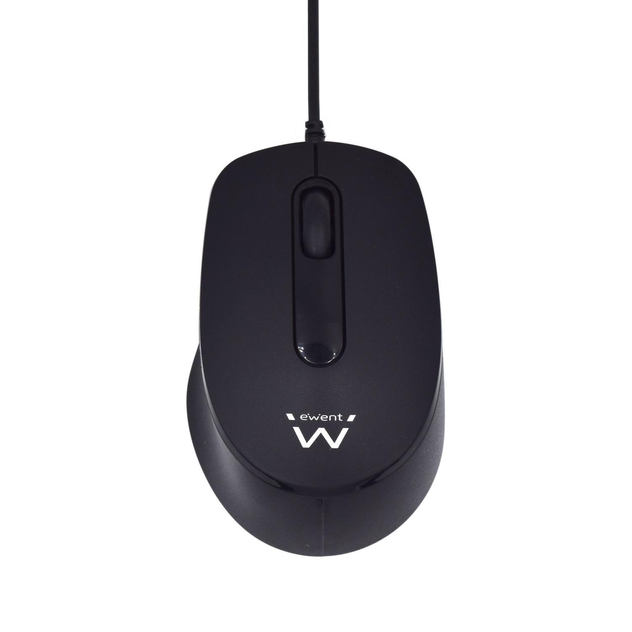 Ewent Ewent ew3159 souris ambidextre usb type-a optique 1000 dpi