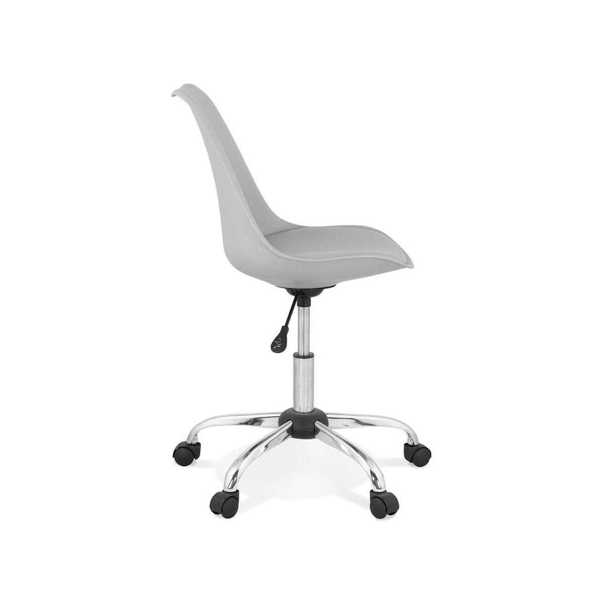 Paris Prix Chaise de Bureau Design  Amidon  81cm Gris