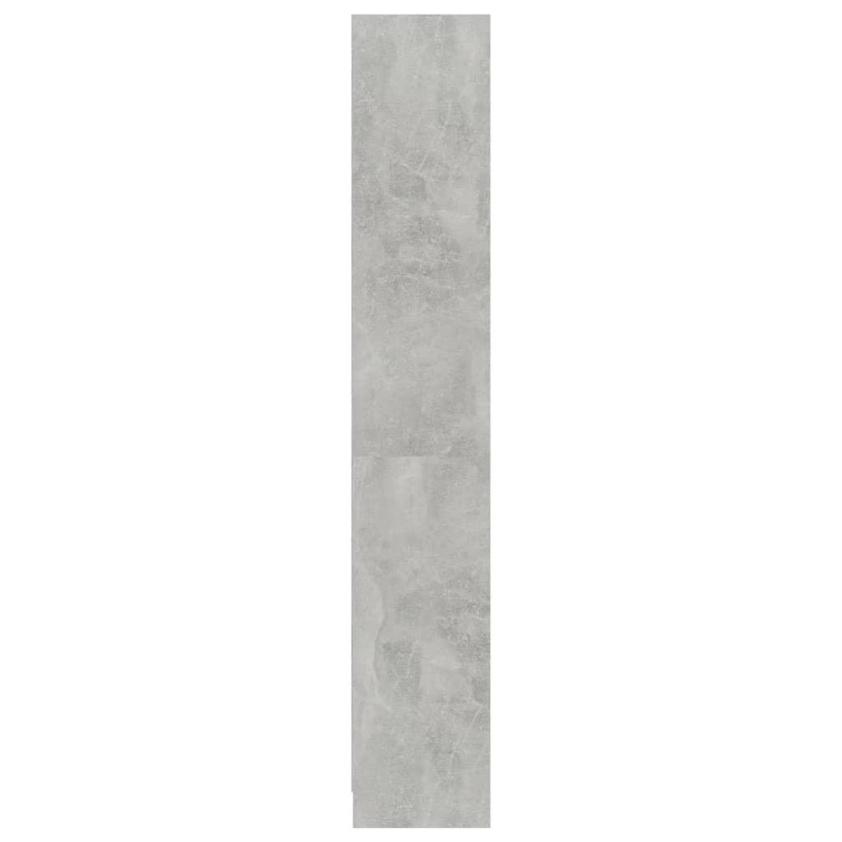 VIDAXL Bibliotheque a 4 niveaux Gris beton 80x24x142cm Bois ingenierie