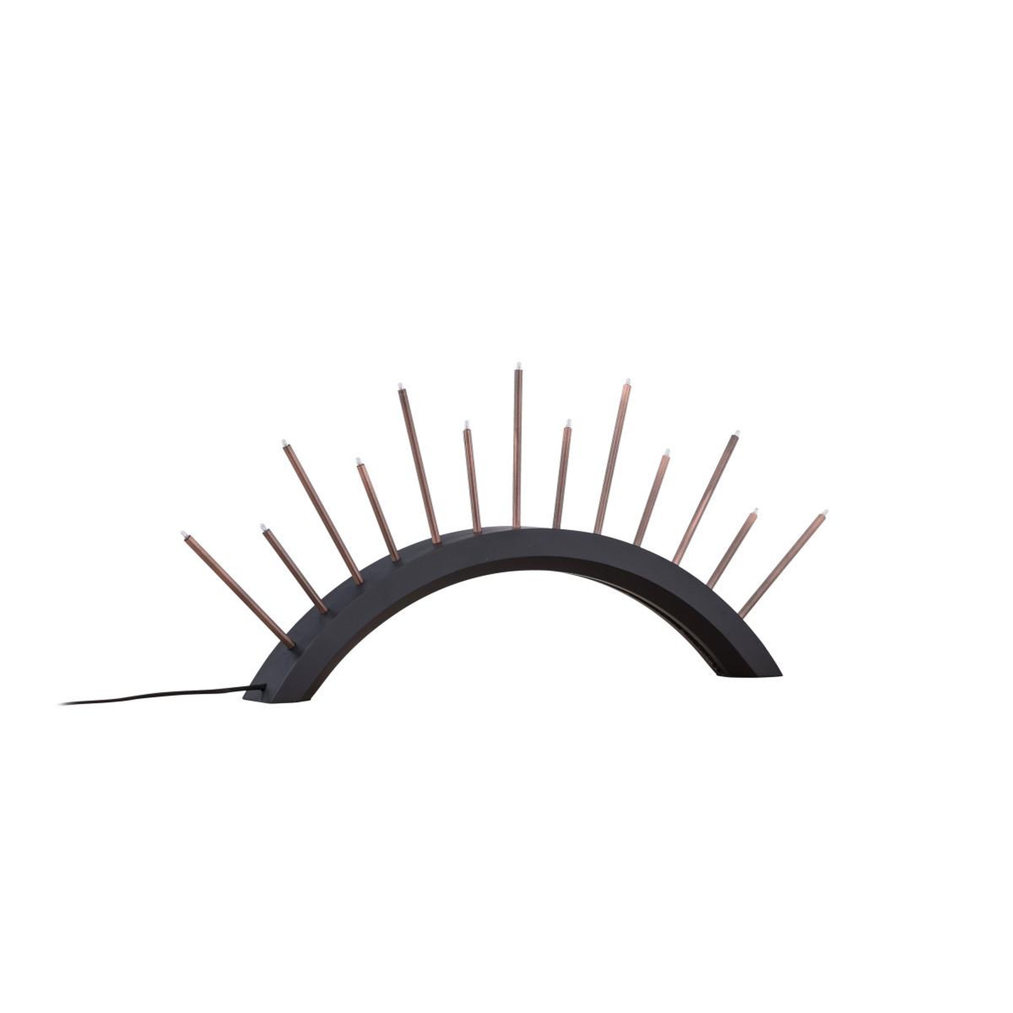 Voir la diapositive 3 : Paris Prix Lampe à poser bougeoir  bjornrike  55cm noir