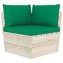 Voir la diapositive 4 : VIDAXL Salon de jardin palette 10 pcs avec coussins bois d'epicea