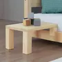 Youdoit Table de chevet à fixer sur le lit - bois naturel - 33 x 32 x 41 cm