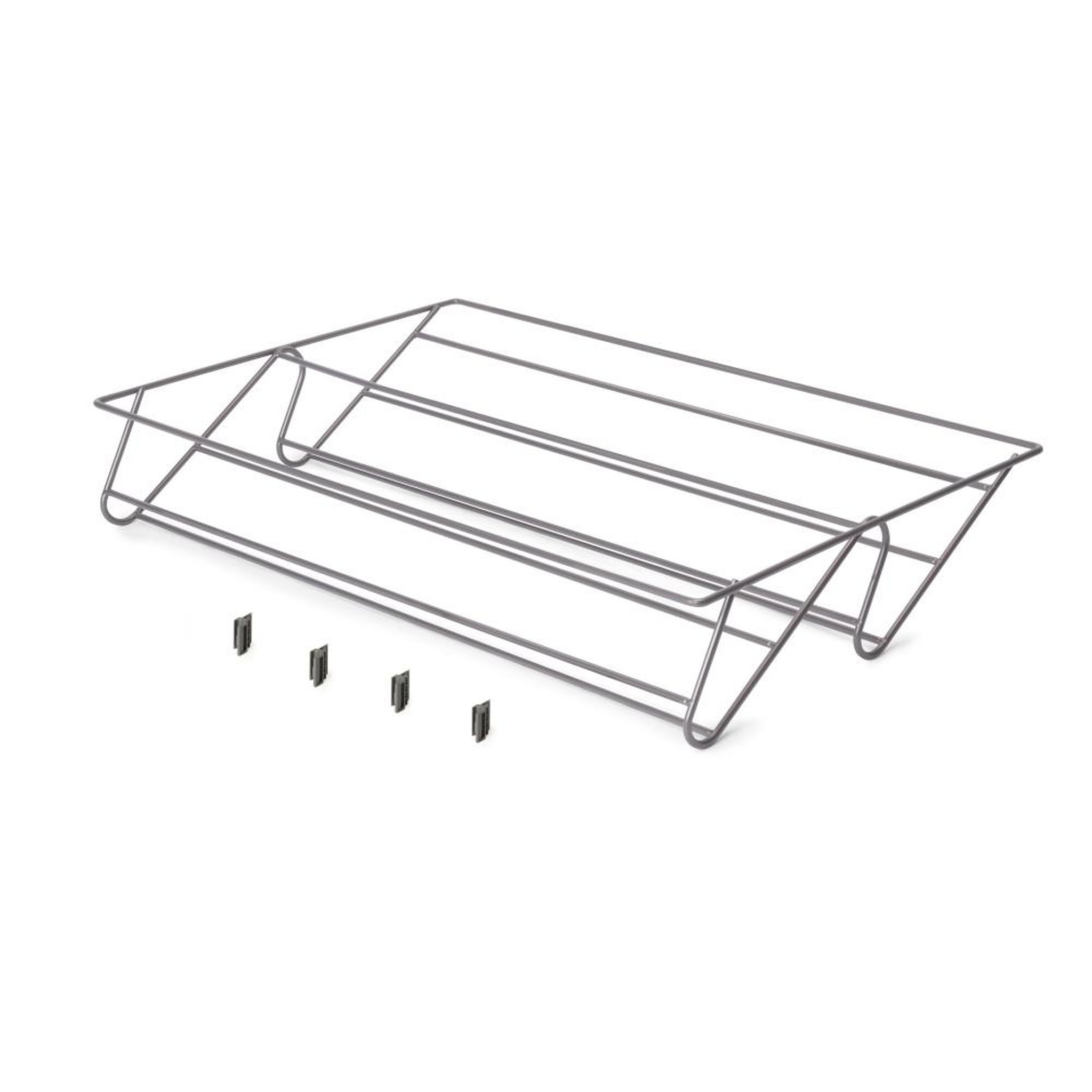 EMUCA SRL Tiroir à chaussures pour armoires et dressings Quartz -  540 (M70) -  Acier -  Titane