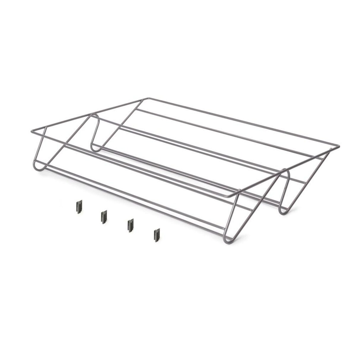 EMUCA SRL Tiroir à chaussures pour armoires et dressings Quartz -  540 (M70) -  Acier -  Titane