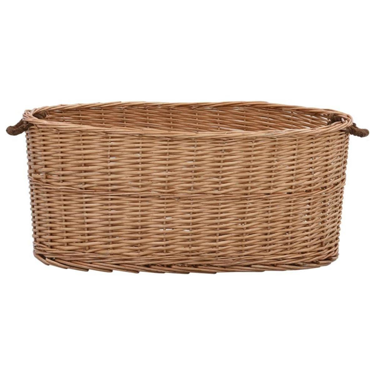 VIDAXL Panier a bois de chauffage poignees de transport 78x54x34 cm