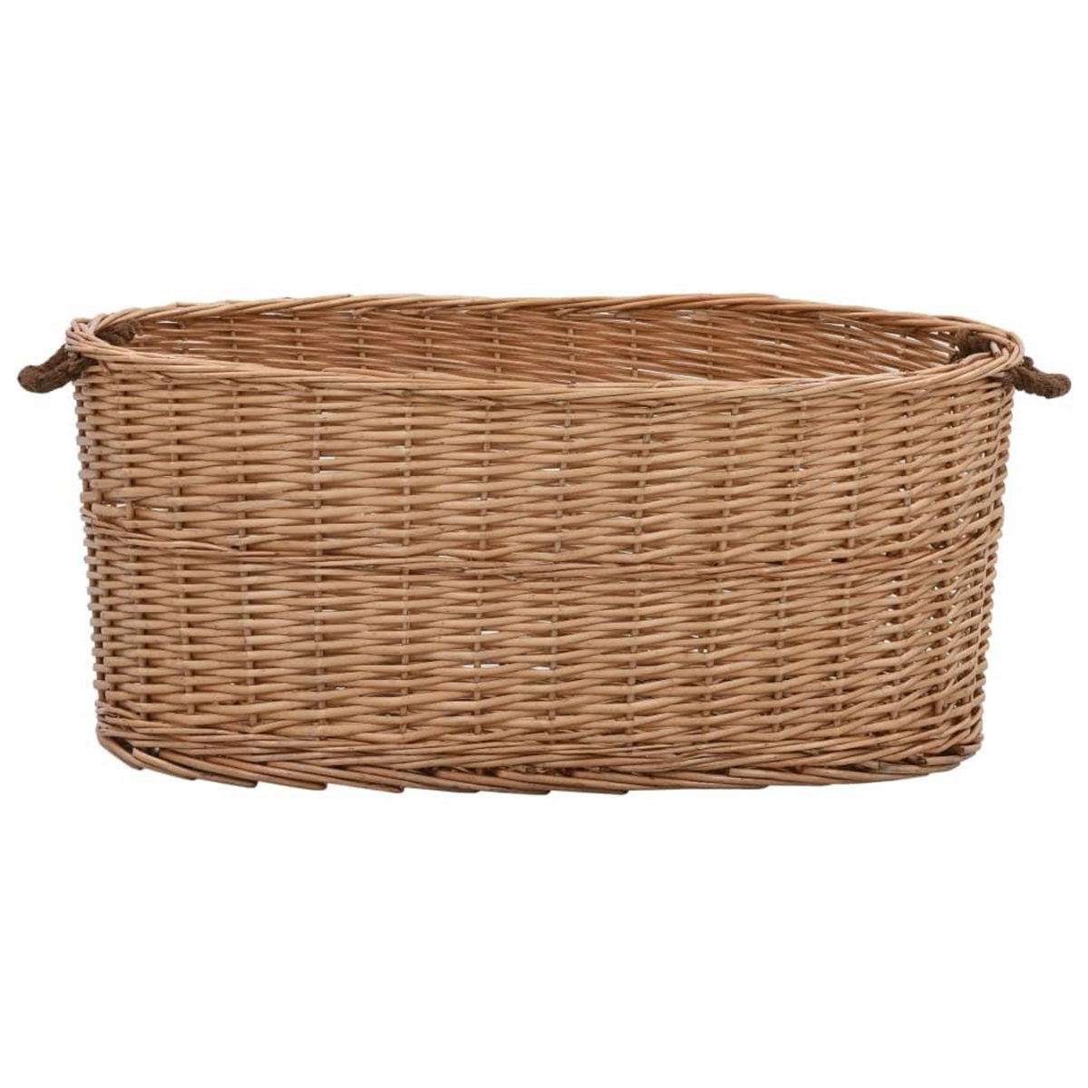 VIDAXL Panier a bois de chauffage poignees de transport 78x54x34 cm