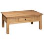 Voir la diapositive 4 : VIDAXL Table basse 100x60x45 cm Pin massif Assortiment Panama