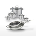 ELO Lot 2 Poêles 28/32cm & 5 Faitouts Elo Relief Evolution