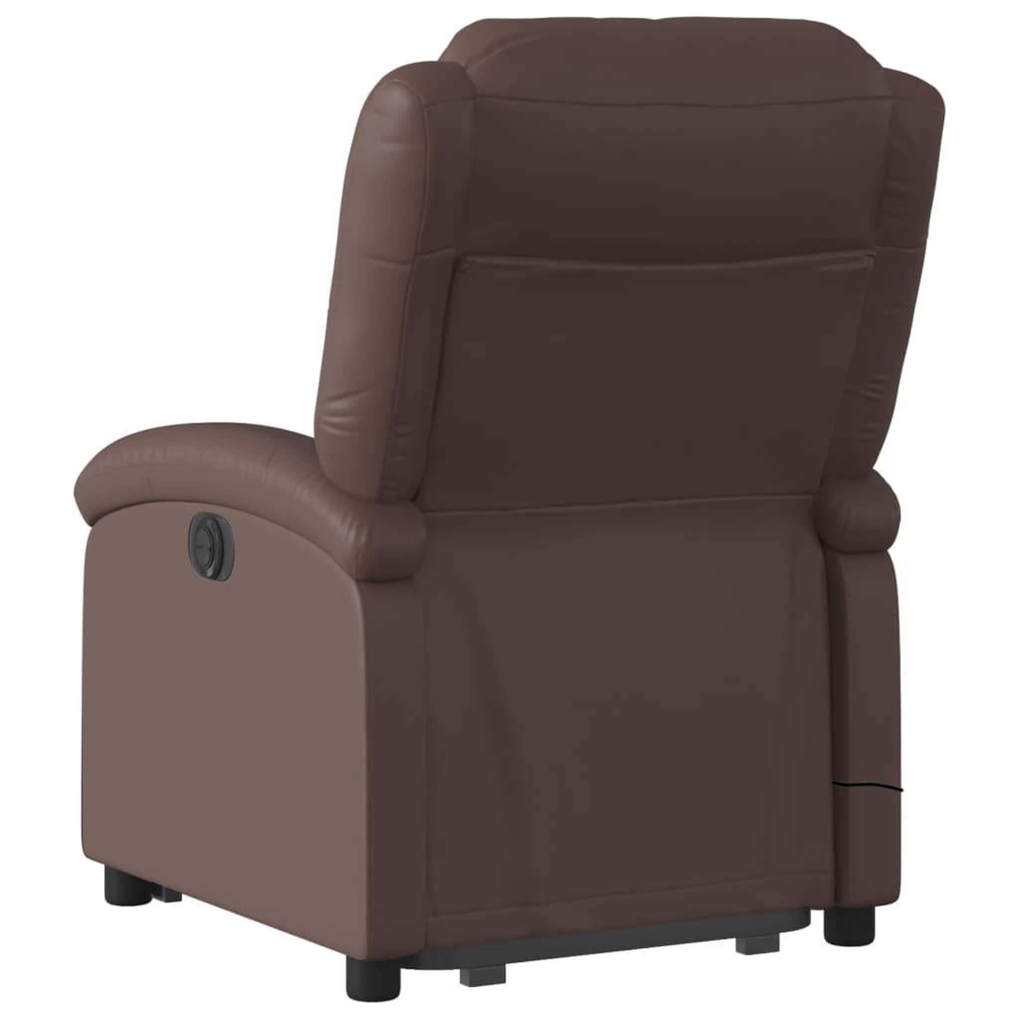 Voir la diapositive 5 : VIDAXL Fauteuil inclinable de massage electrique marron similicuir