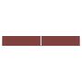 Voir la diapositive 2 : VIDAXL Auvent lateral retractable Marron 160x1200 cm