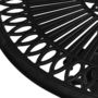 Voir la diapositive 4 : VIDAXL Table de jardin Noir 62x62x65 cm Aluminium coule