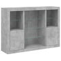 Voir la diapositive 5 : VIDAXL Buffets avec lumieres LED 3 pcs gris beton bois d'ingenierie