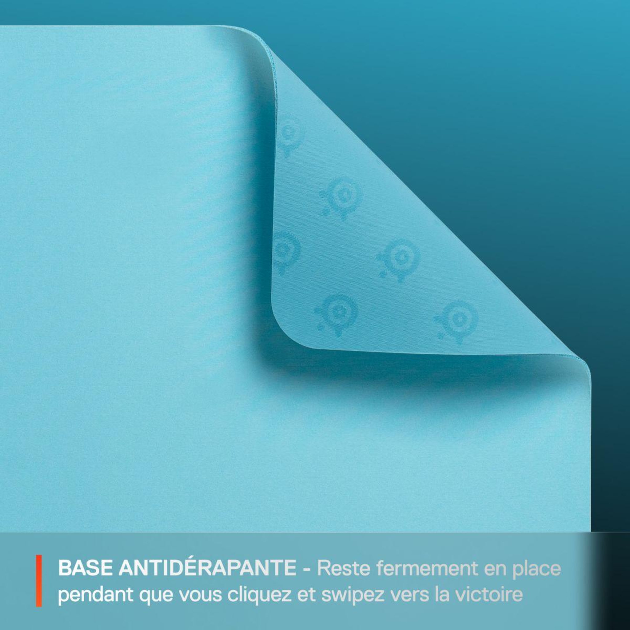 Voir la diapositive 4 : STEEL SERIES Tapis de souris qck l aqua