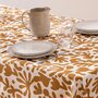 Voir la diapositive 3 : ATMOSPHERA Nappe Antitache Imprimé  Jolan  140x240cm Ocre