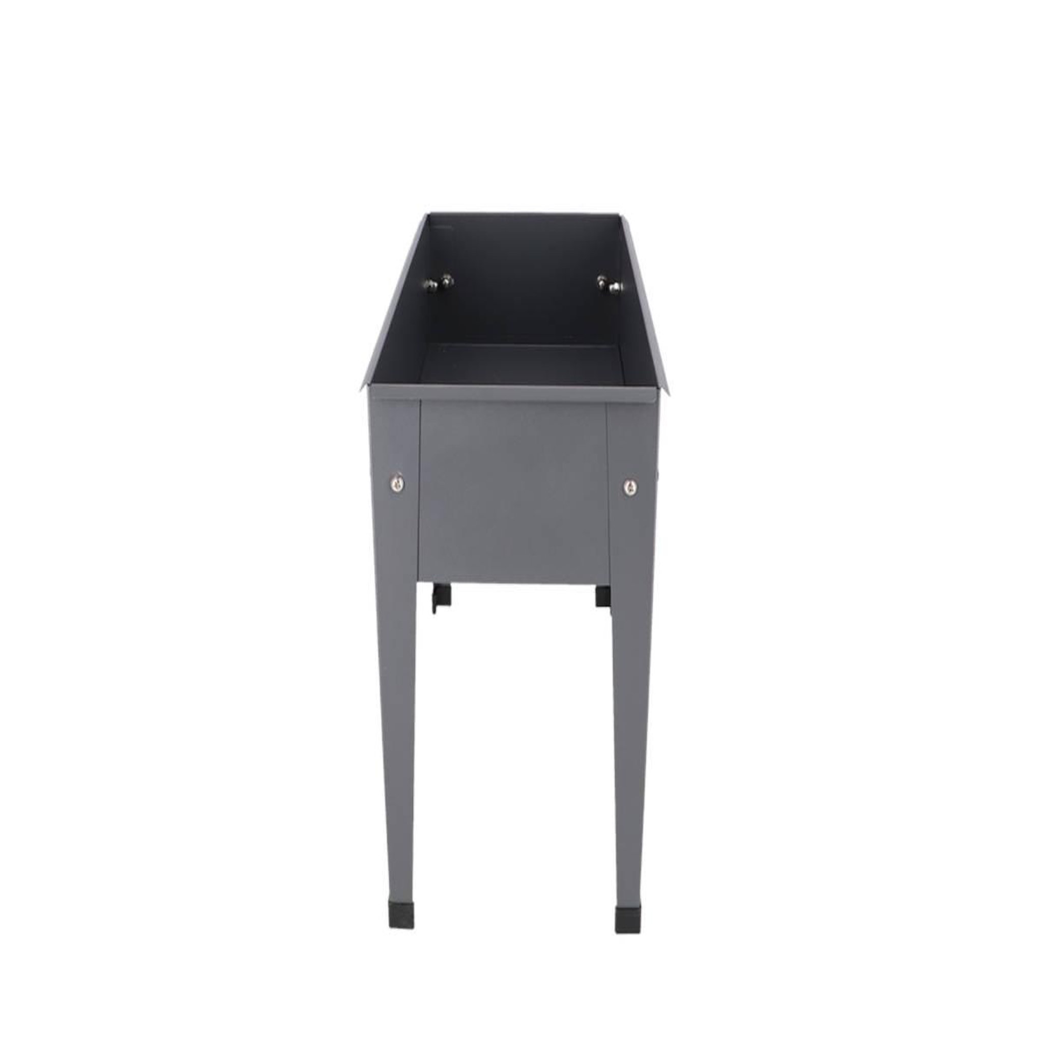 Voir la diapositive 4 : ESSCHERT DESIGN Carré potager en métal anthracite s - esschert design