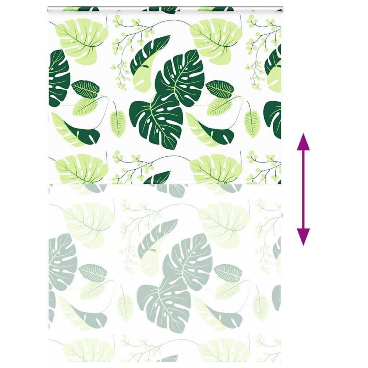 VIDAXL Store enrouleur de douche avec cassette largeur du tissu 156 cm