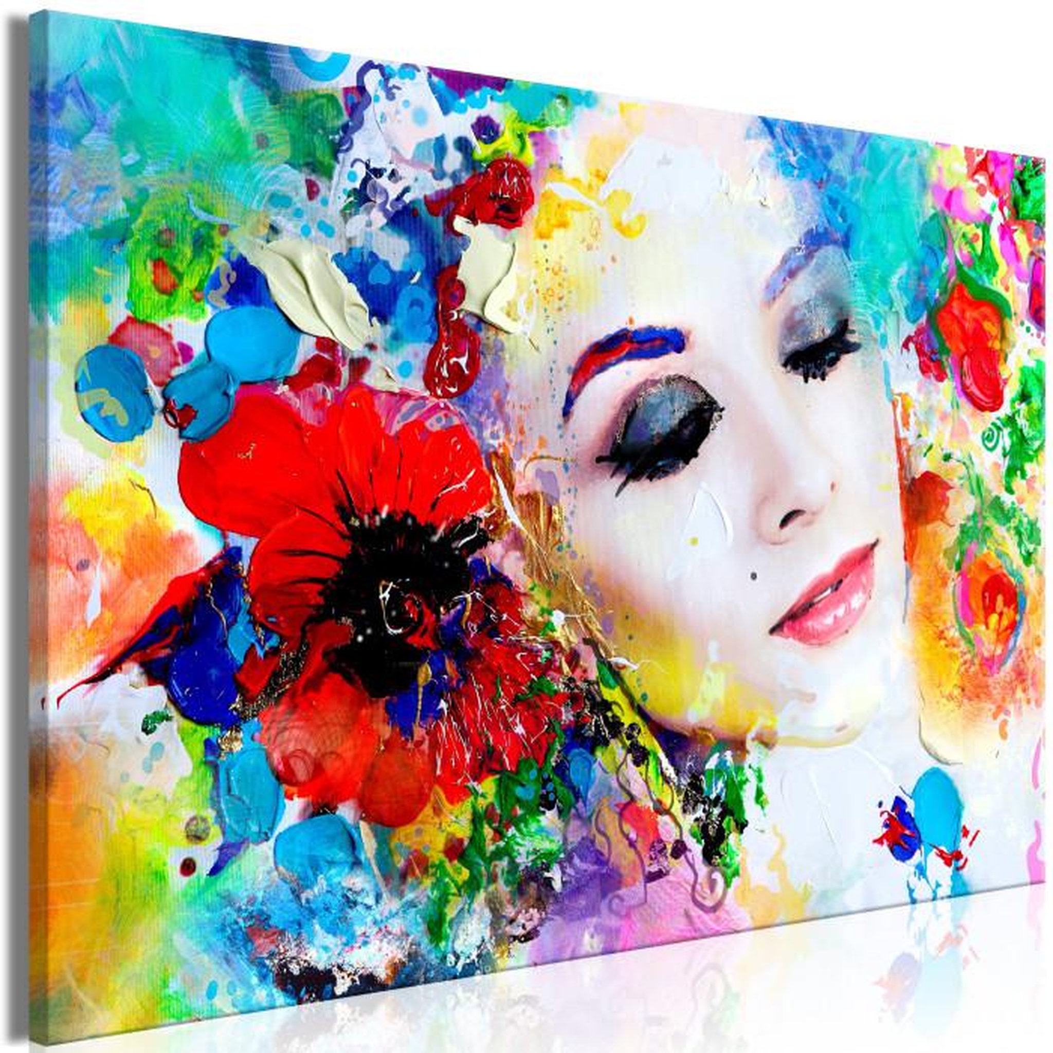 Paris Prix Tableau Imprimé  Colourful Thoughts Wide. Coloris disponibles : Multicolore