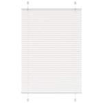VIDAXL Store plisse blanc 100x150 cm largeur du tissu 99,4cm polyester