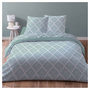 Voir la diapositive 1 : Parure housse de couette en microfibre MALORY 
