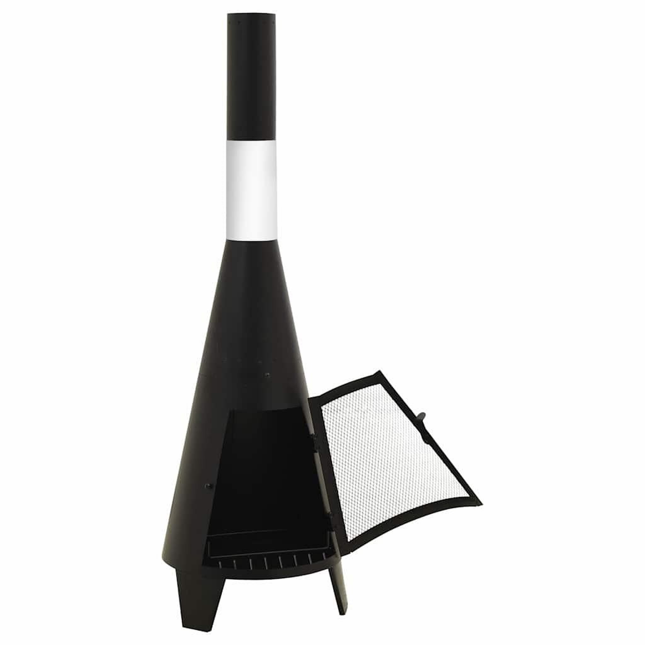 Voir la diapositive 5 : VIDAXL Poele de jardin avec tisonnier 38x38x122 cm Acier