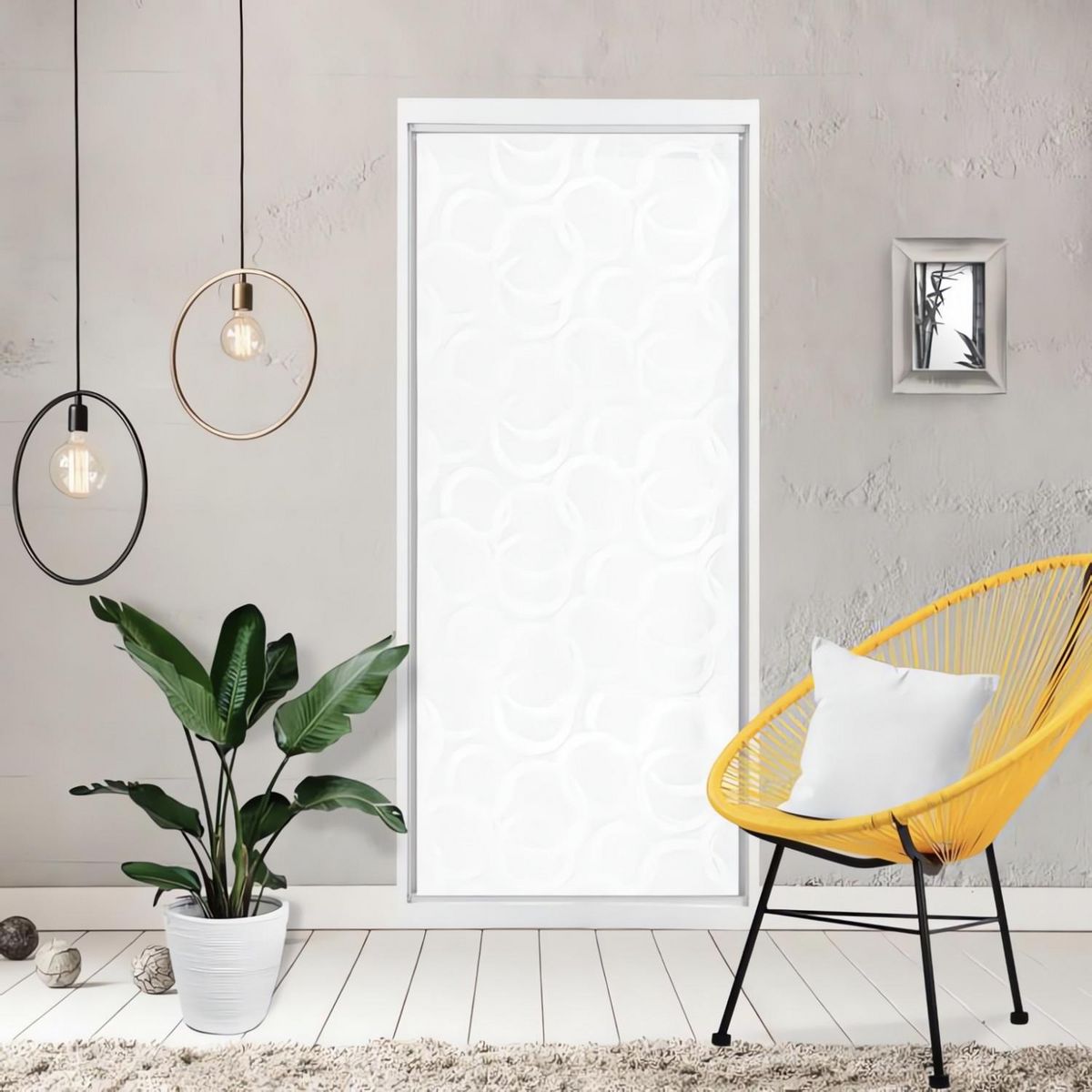 SOLEIL D'OCRE Voilage porte fenêtre CIRCLE, par Soleil d'Ocre