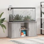 VIDAXL Support pour aquarium sonoma gris 121x41x58cm bois d ingénierie