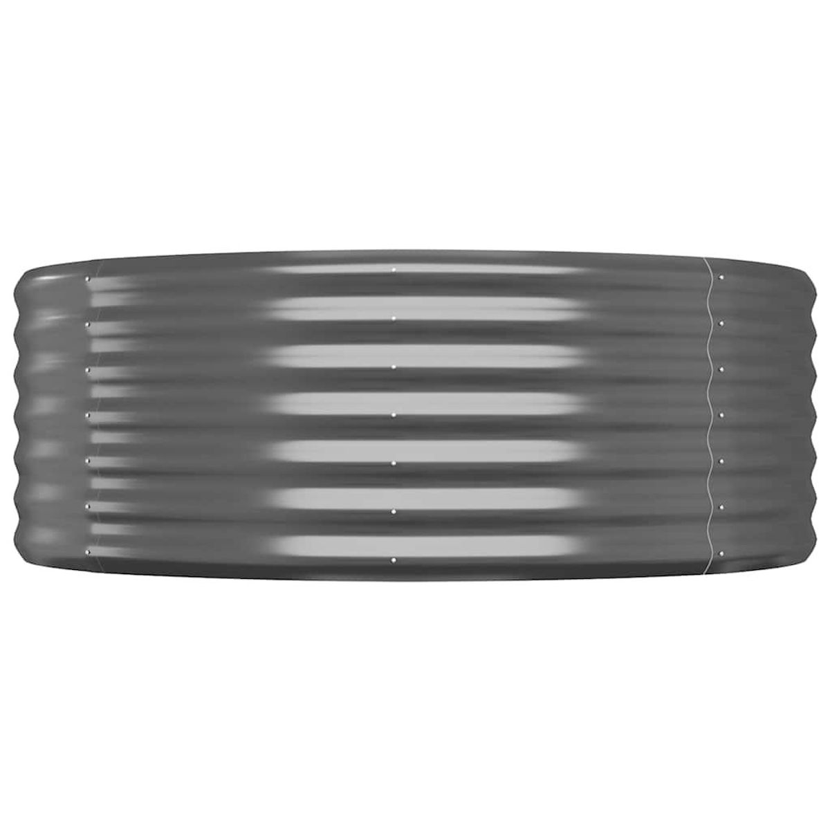 VIDAXL Lit sureleve de jardin Acier galvanise Anthracite